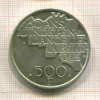 500 франков. Бельгия 1980г