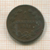 1 крейцер. Баден 1842г