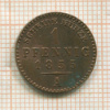 1 пфенниг. Рейсс 1855г
