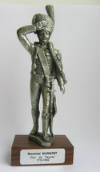 Статуэтка. Маршал Мармонт. Франция. (тяжелый металл). Высота 14 см.