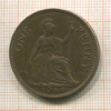 1 пенни. Великобритания 1944г