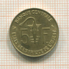 5 франков. Западная Африка 1971г