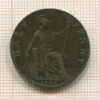 1/2 пенни. Великобритания 1902г