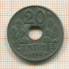 20 сантимов. Франция 1942г