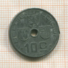 10 сантимов. Бельгия 1944г
