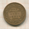 1/4 анны. Индия 1906г