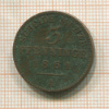3 пфеннинга. Пруссия 1861г