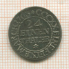 1/24 талера. Саксония 1763г