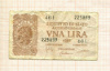 1 лира. Италия