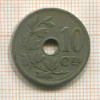 10 сантимов. Бельгия 1905г