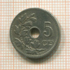 5 сантимов. Бельгия 1905г