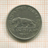 1/4 рупии. Индия 1947г