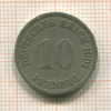 10 пфеннигов. Германия 1901г