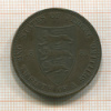 1/12 шиллинга. Джерси 1881г