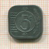 5 центов. Нидерланды 1941г