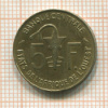 5 франков. Западная Африка 1960г