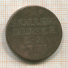 1 скиллинг. Дания 1771г