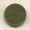 5 сантимов. Литва 1925г
