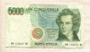 5000 лир. Италия