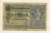 5 марок. Германия 1917г
