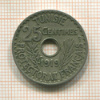 25 сантимов. Тунис 1919г
