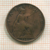 1 фартинг. Великобритания 1901г