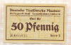 Нотгельд. 50 пфеннигов