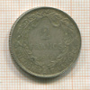 2 франка. Бельгия 1910г