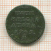 1 лиард. Австрийские Нидерланды 1745г
