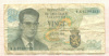 20 франков. Бельгия 1964г