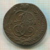 5 копеек. Перегравировка из "0" 1791г
