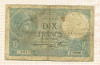 10 франков. Франция 1940г