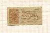 1 лира. Италия 1944г