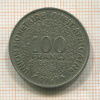 100 франков. Западная Африка 1969г