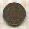 1/4 анны. Ост-Индская Компания 1835г