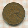 2 пенса. Ирландия 1971г