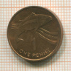 1 пенни. Остров св. Елены 1984г