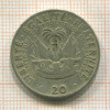 20 сантимов. Гаити 1975г