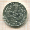10 евро. Финляндия 2002г