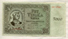 5000 куна. Хорватия 1943г