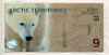 9 долларов. Арктические территории 2012г