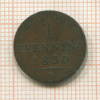 1 пфеннинг. Пруссия 1830г