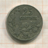25 сантимов. Франция 1904г