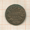 1 крейцер. Франкфурт 1865г
