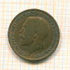 1 пенни. Великобритания 1917г