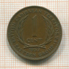 1 цент. Британские Карибы 1957г