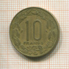 10 франков. Камерун 1972г