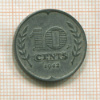 10 центов. Нидерланды 1942г