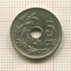 5 сантимов. Бельгия 1928г