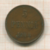 5 пенни 1908г